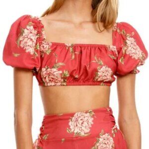 Agua Bendita "Michelle Blomma" Crop Top